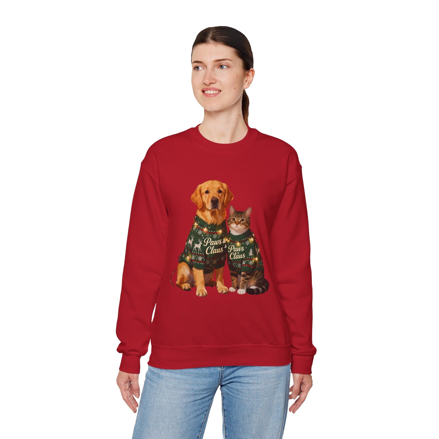 Pet Christmas Sweatshirt - Festive Holiday Crewneck for Pet Lovers | Loom Noir