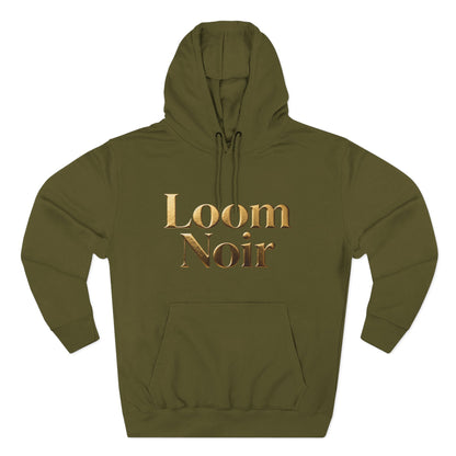 Cozy Three-Panel Fleece Hoodie - Premium Streetwear | Loom Noir