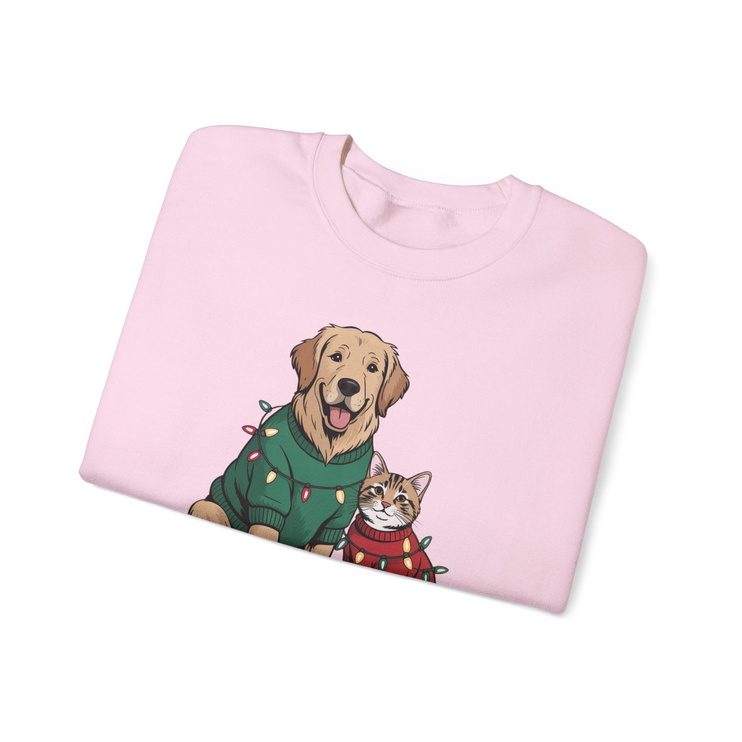 Paws & Claus Holiday Sweatshirt - Festive Pet Apparel | Loom Noir