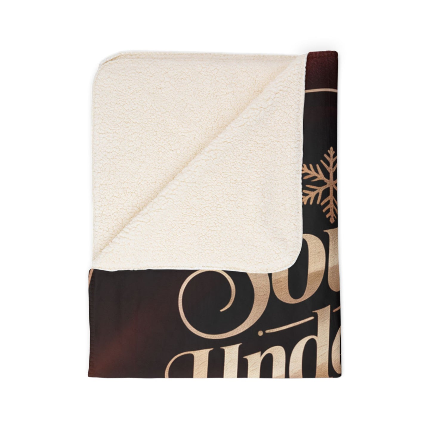 Soul Under the Snow Sherpa Blanket | Holiday Music-Themed Throw