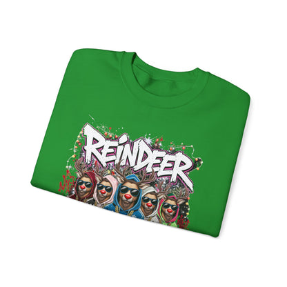 Reindeer Goals Sweatshirt - Funny Christmas Holiday Crewneck | Loom Noir