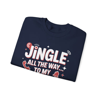 Jingle All the Way Sweatshirt - Festive Christmas Crewneck | Loom Noir