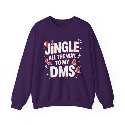 Jingle All the Way Sweatshirt - Festive Christmas Crewneck | Loom Noir