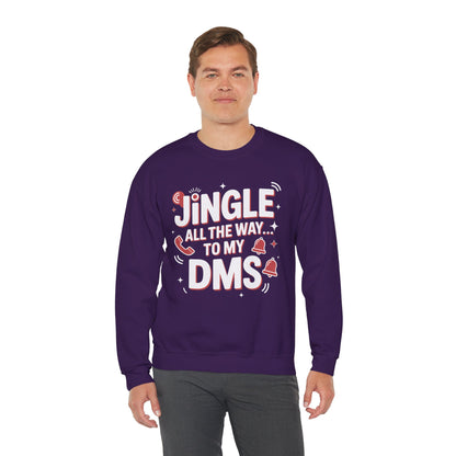 Jingle All the Way Sweatshirt - Festive Christmas Crewneck | Loom Noir