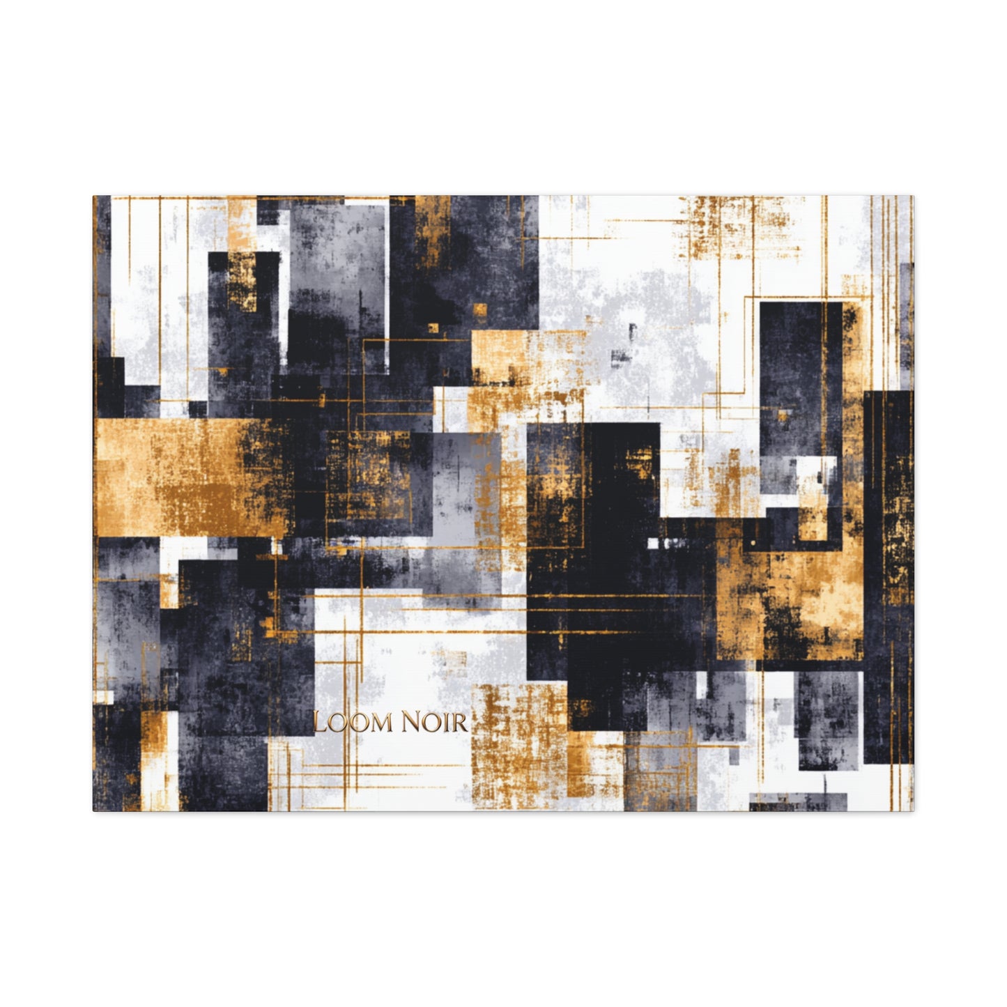 Abstract Canvas Print - Modern Wall Art | Loom Noir
