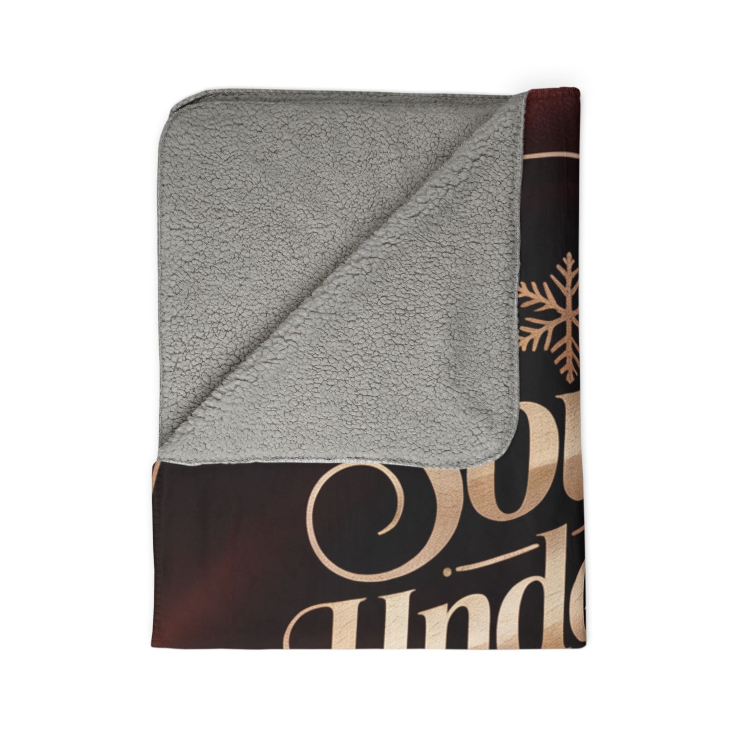 Soul Under the Snow Sherpa Blanket | Holiday Music-Themed Throw