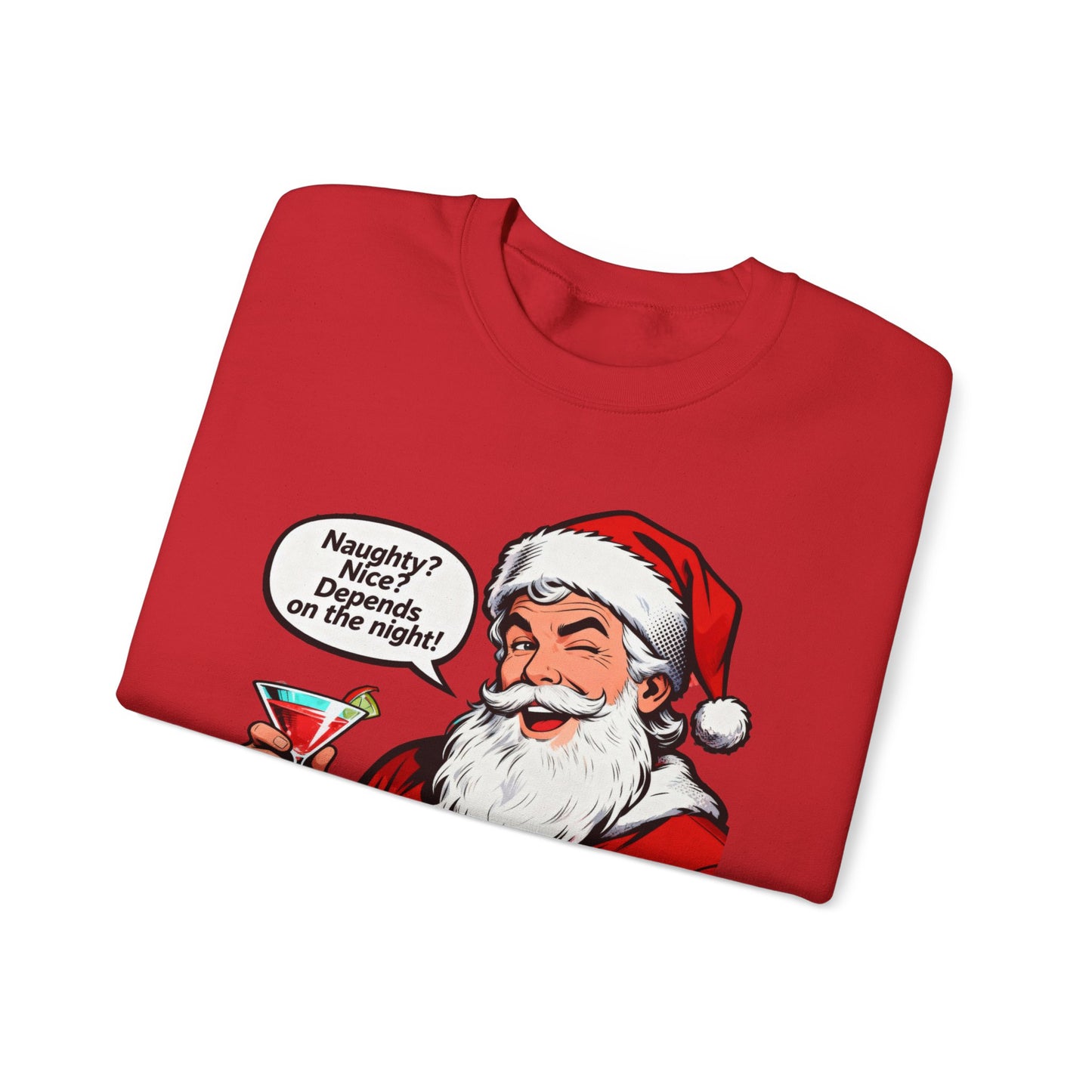 Depends on the Night Sweatshirt - Casual Streetwear | Loom Noir