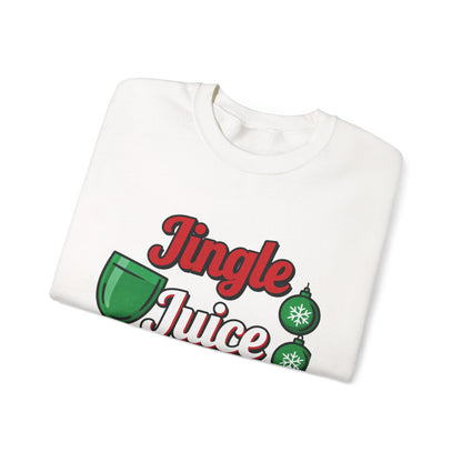 Jingle Juice Required Sweatshirt - Funny Holiday Drinking Crewneck | Loom Noir