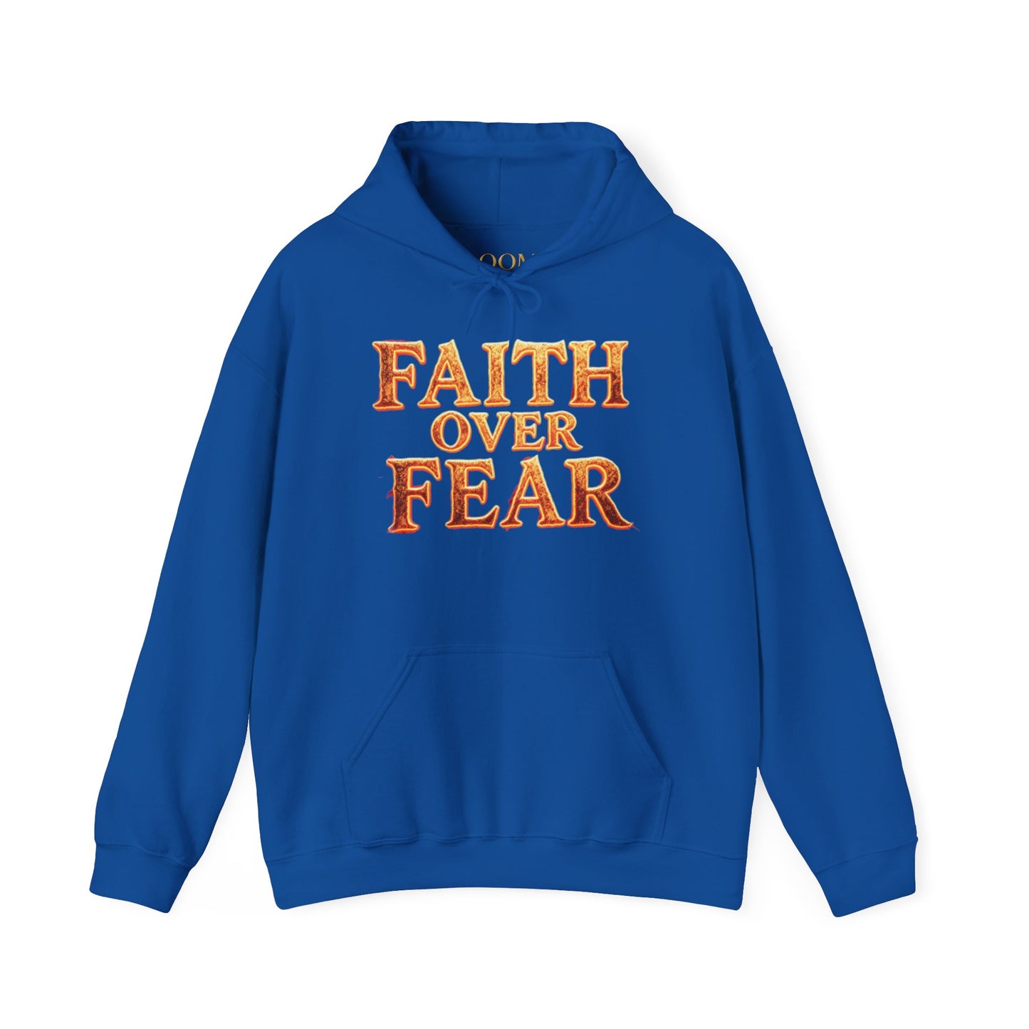 Faith Over Fear Hoodie Pullover - Christian Streetwear | Loom Noir