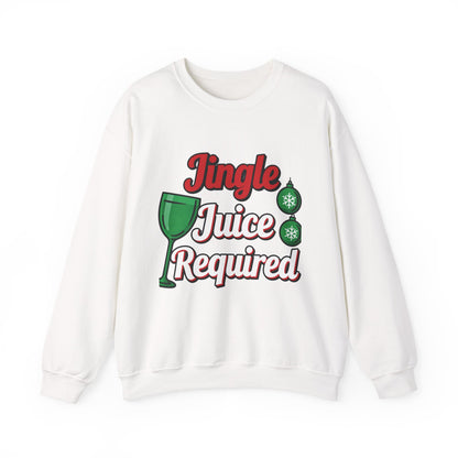 Jingle Juice Required Sweatshirt - Funny Holiday Drinking Crewneck | Loom Noir