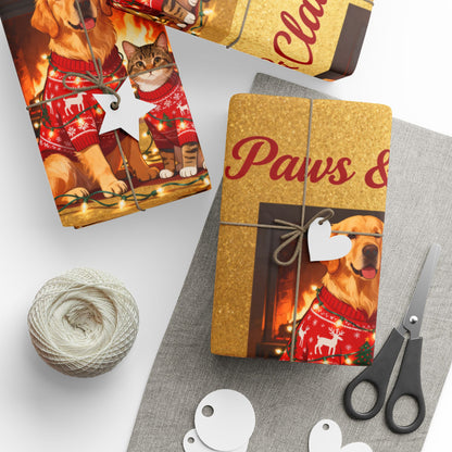 Holiday Gift Wrap - Festive Christmas Wrapping Paper | Loom Noir