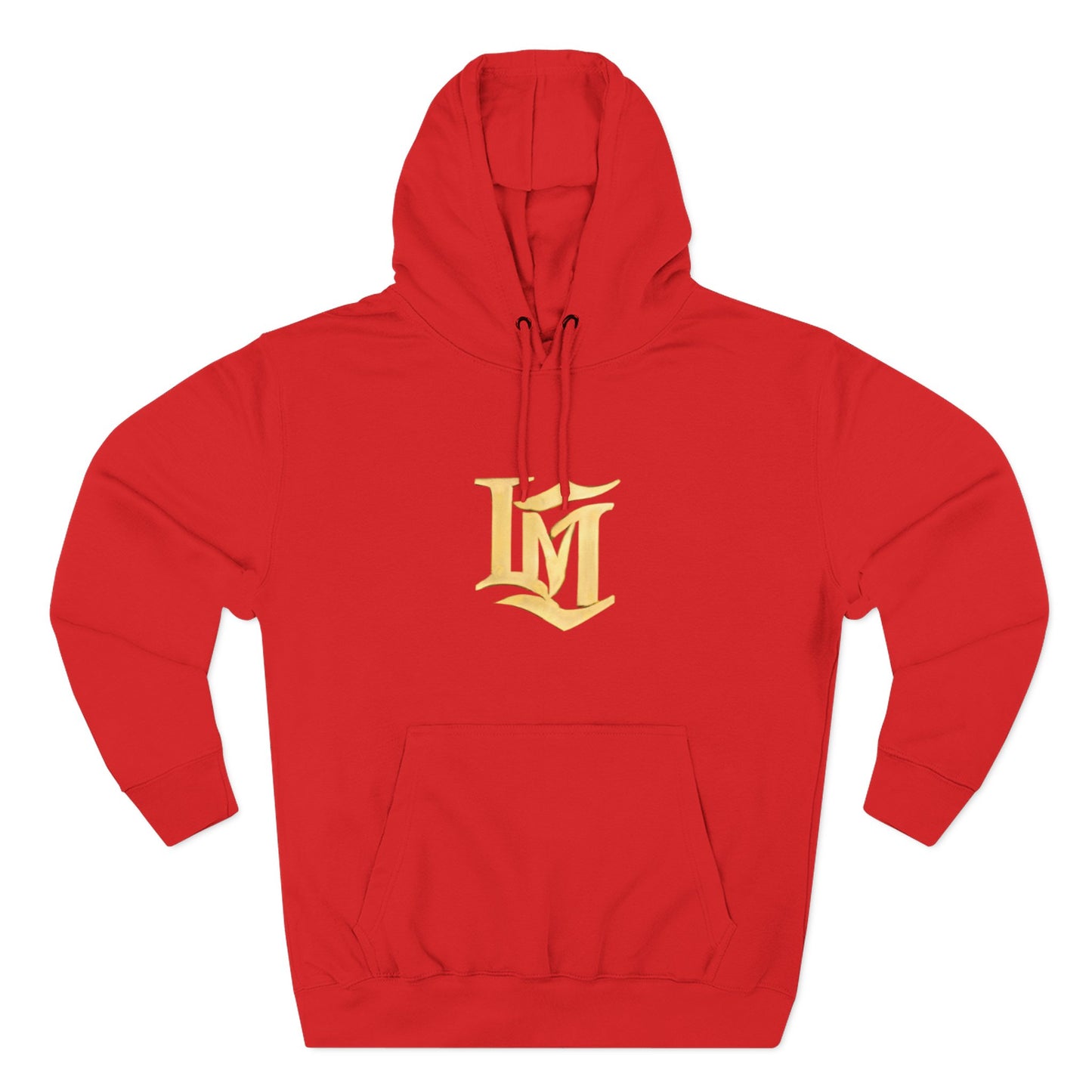 Gold Script LM Hoodie - Vintage Athletic Streetwear | Loom Noir
