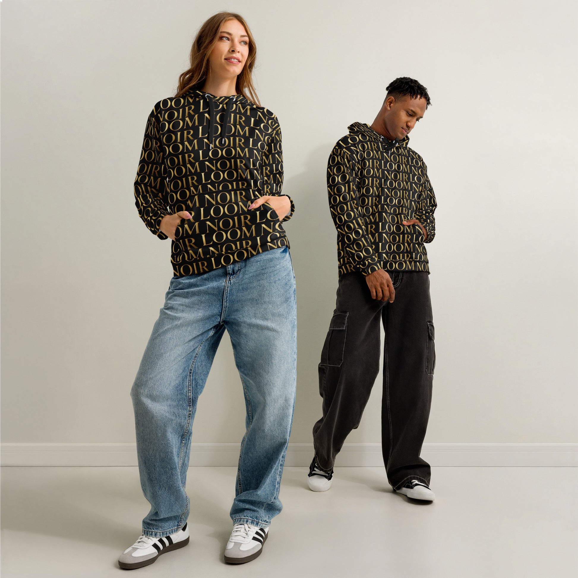 Loom Noir Premium Unisex cotton hoodie